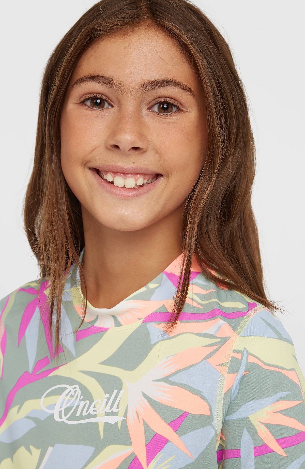 Lycra à manches courtes O'Neill Graphic | Green Wmns Tropicana