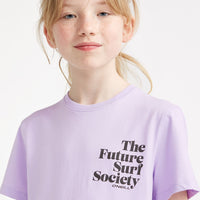 T-Shirt Future Surf Society | Purple Rose