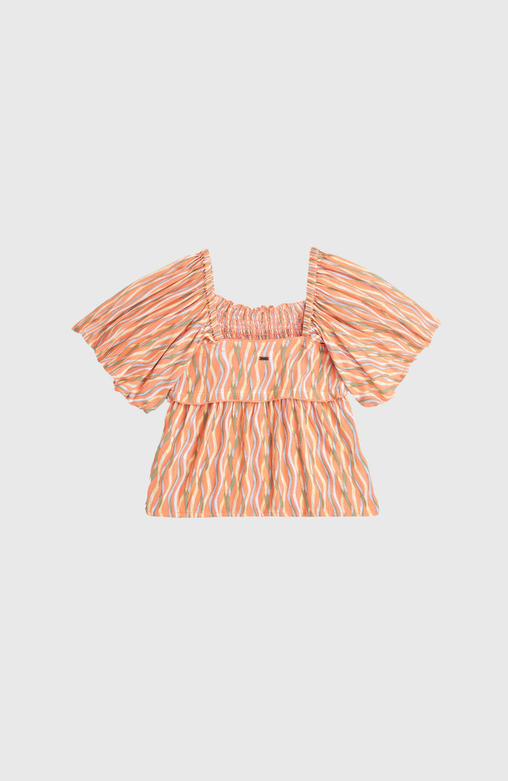 T-shirt tissé O'Neill | Funky Peach Swirly