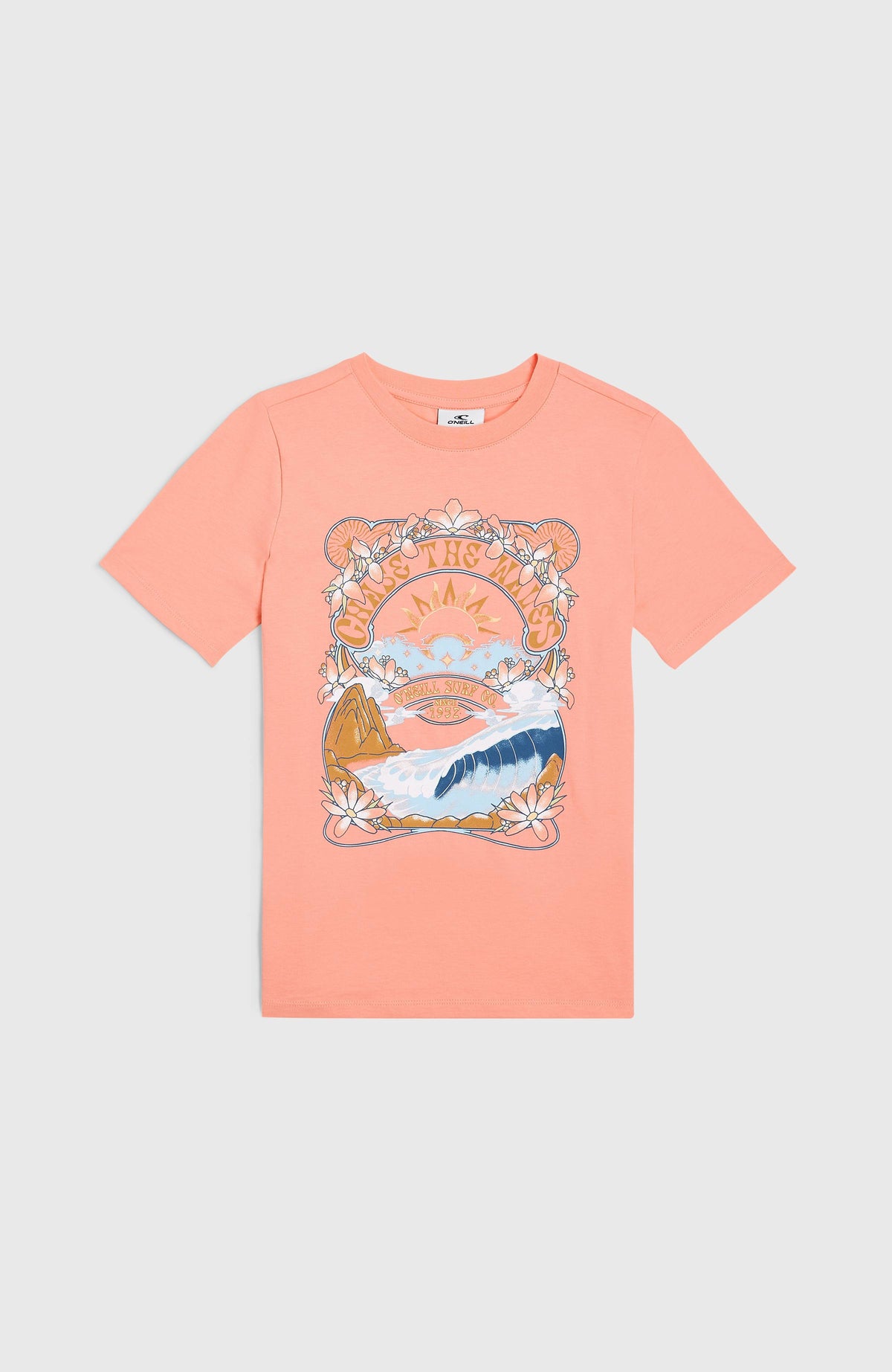 T-shirt Front Graphic | Coral Pink
