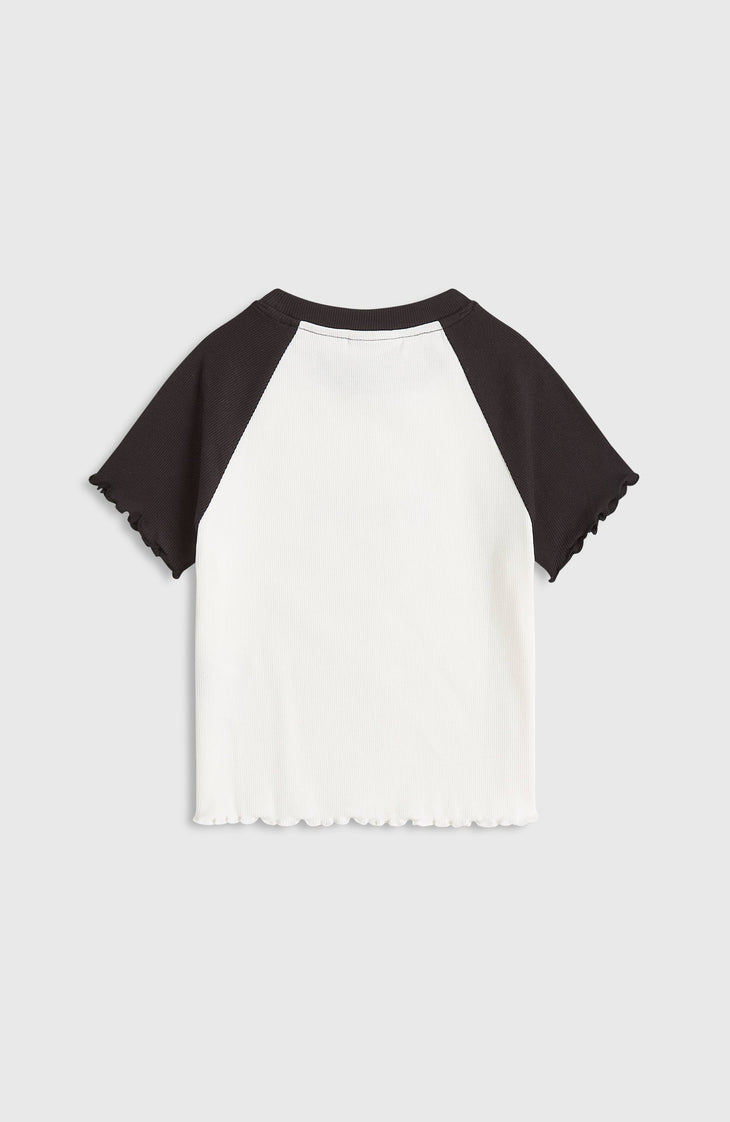 T-shirt côtelé O'Neill Colour-Block | Snow White Colour Block