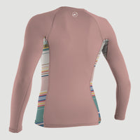 Skins Long Sleeve Crew | PEONY/BAJA STRIPE/PEONY