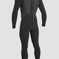 Epic 3/2mm Back Zip Full Wetsuit | BLACK/GUNMETAL/DAYGLO