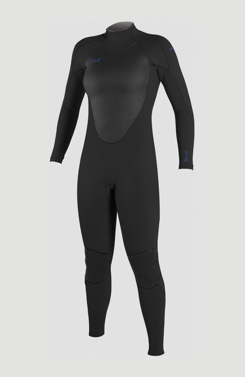 Epic 4/3mm Back Zip Full Wetsuit | A05 BLK/BLK/BLK