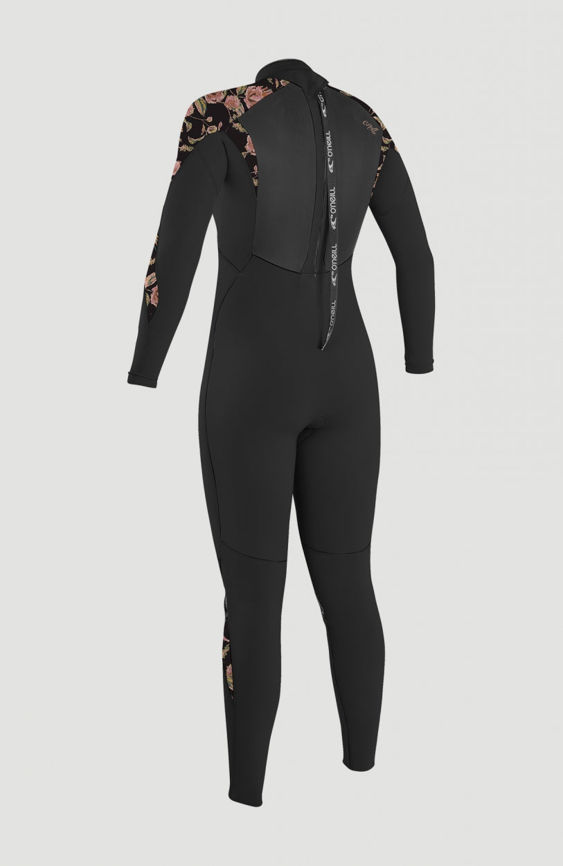 Epic 4/3mm Back Zip Full Wetsuit | Black