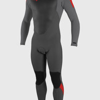 Epic 3/2mm Back Zip Full Wetsuit | GRAPHITE/SMOKE/RED/RED