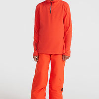 Polaire Jack's Polartec® 100 à col demi-zip | Paprika Flame