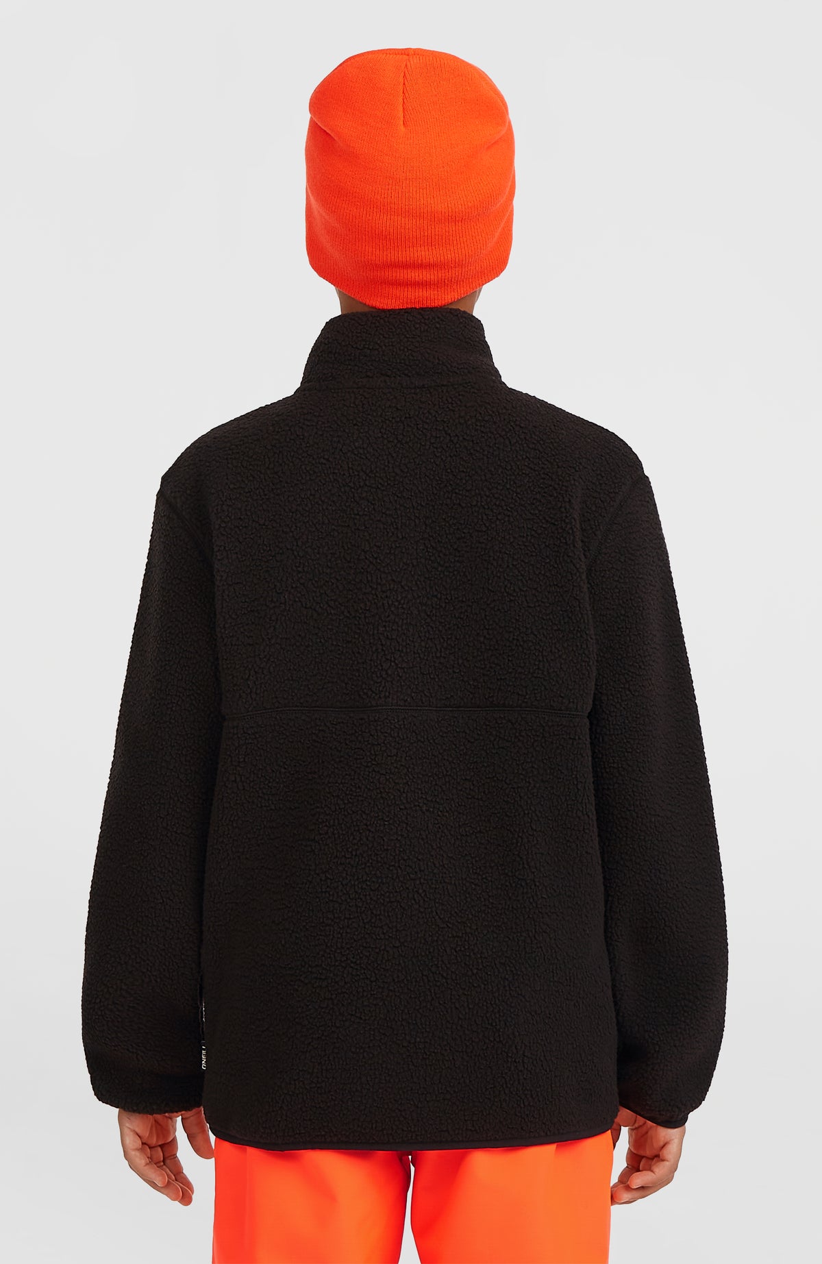 Polaire à poils longs et zip intégral | Black Out