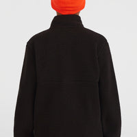 Polaire à poils longs et zip intégral | Black Out