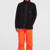 Polaire à poils longs et zip intégral | Black Out
