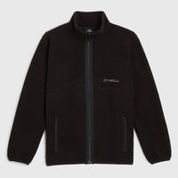 Polaire à poils longs et zip intégral | Black Out