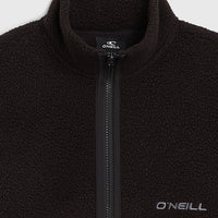 Polaire à poils longs et zip intégral | Black Out