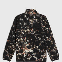 Polaire à poils longs et zip intégral | Black/Beige Quarry