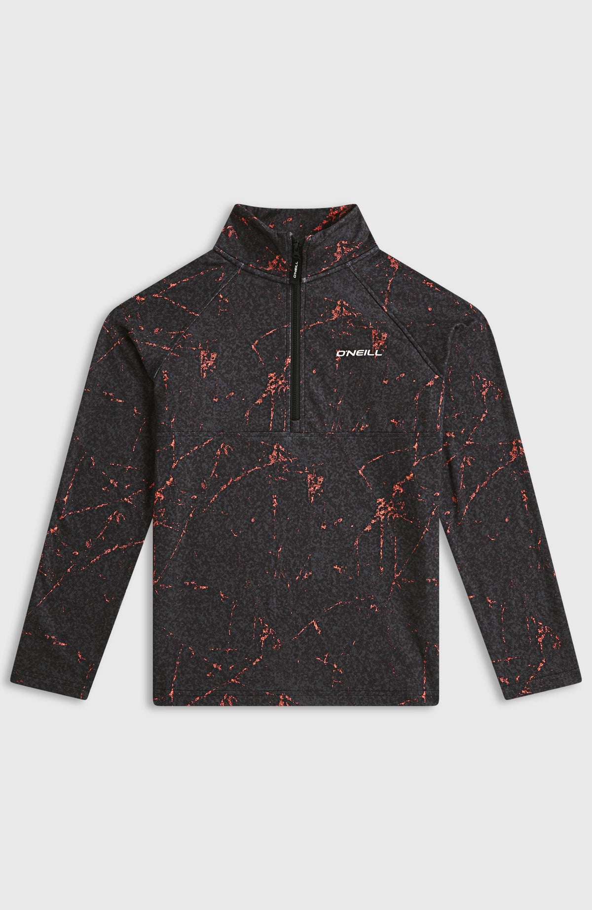 Polaire FWC'Cruz Printed Half-Zip | Black Basalt