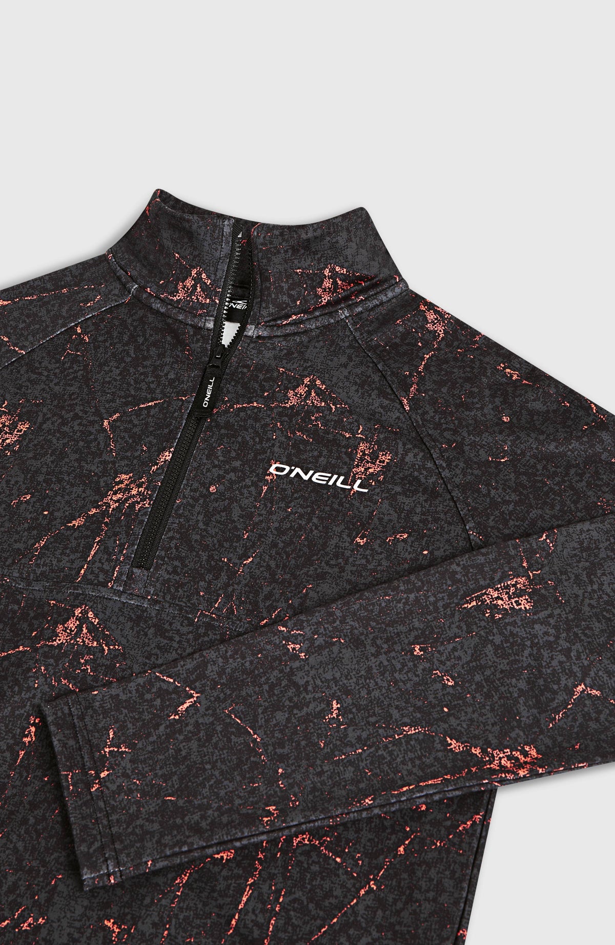 Polaire FWC'Cruz Printed Half-Zip | Black Basalt