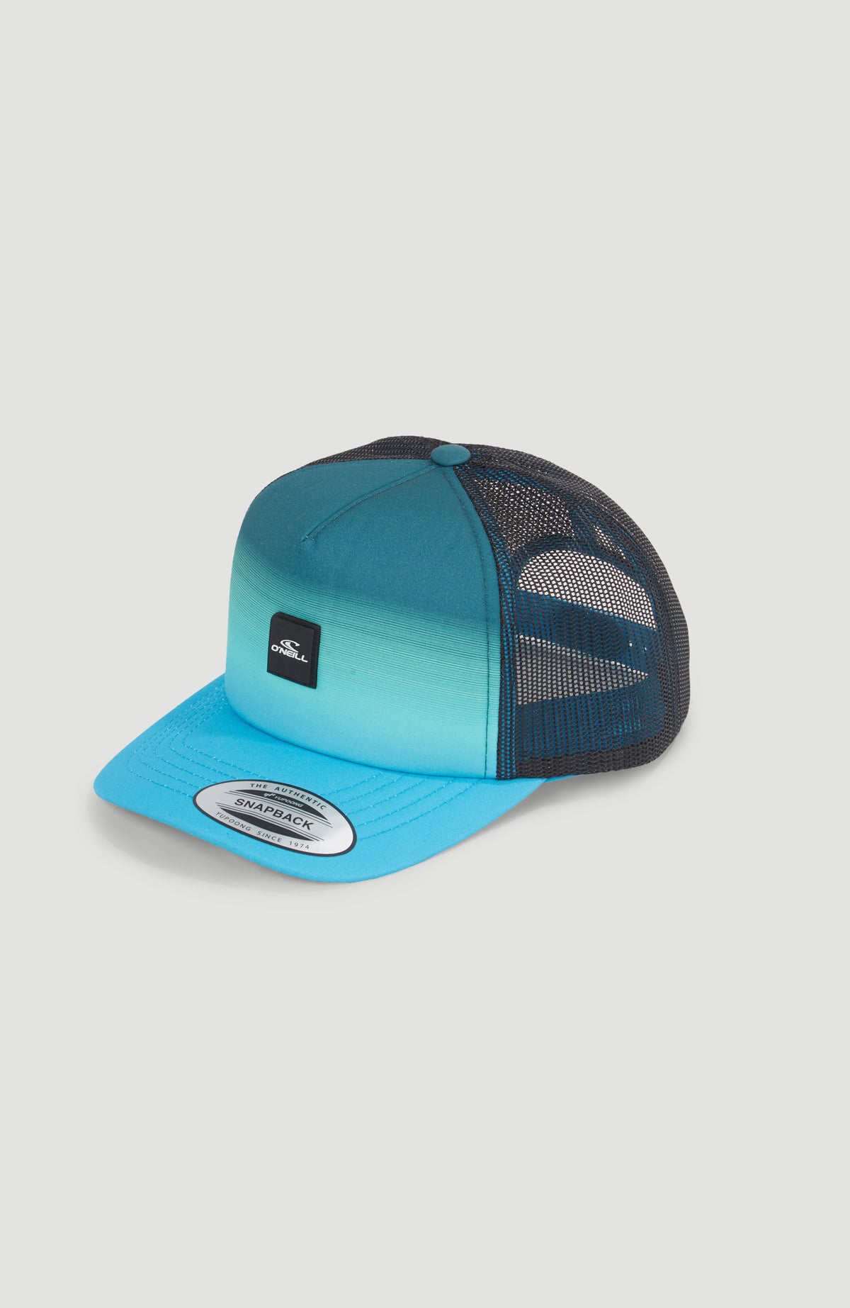 Casquette Flood Trucker | Neon Blue Simple Gradient Panel