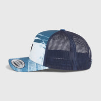 Casquette Flood Trucker | Blue Melted Stripe Boys