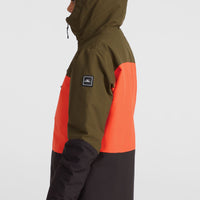 Veste de ski Carbonite | Forest Night Colour Block