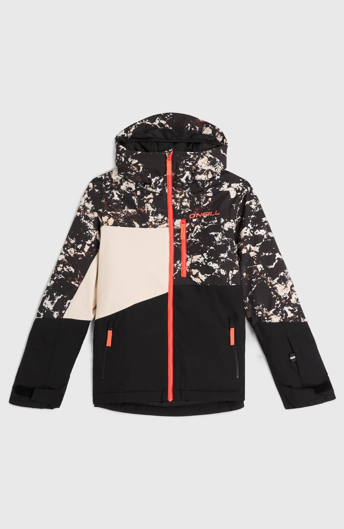 Veste de ski FWC'Cruz Triple | Black/Beige Quarry