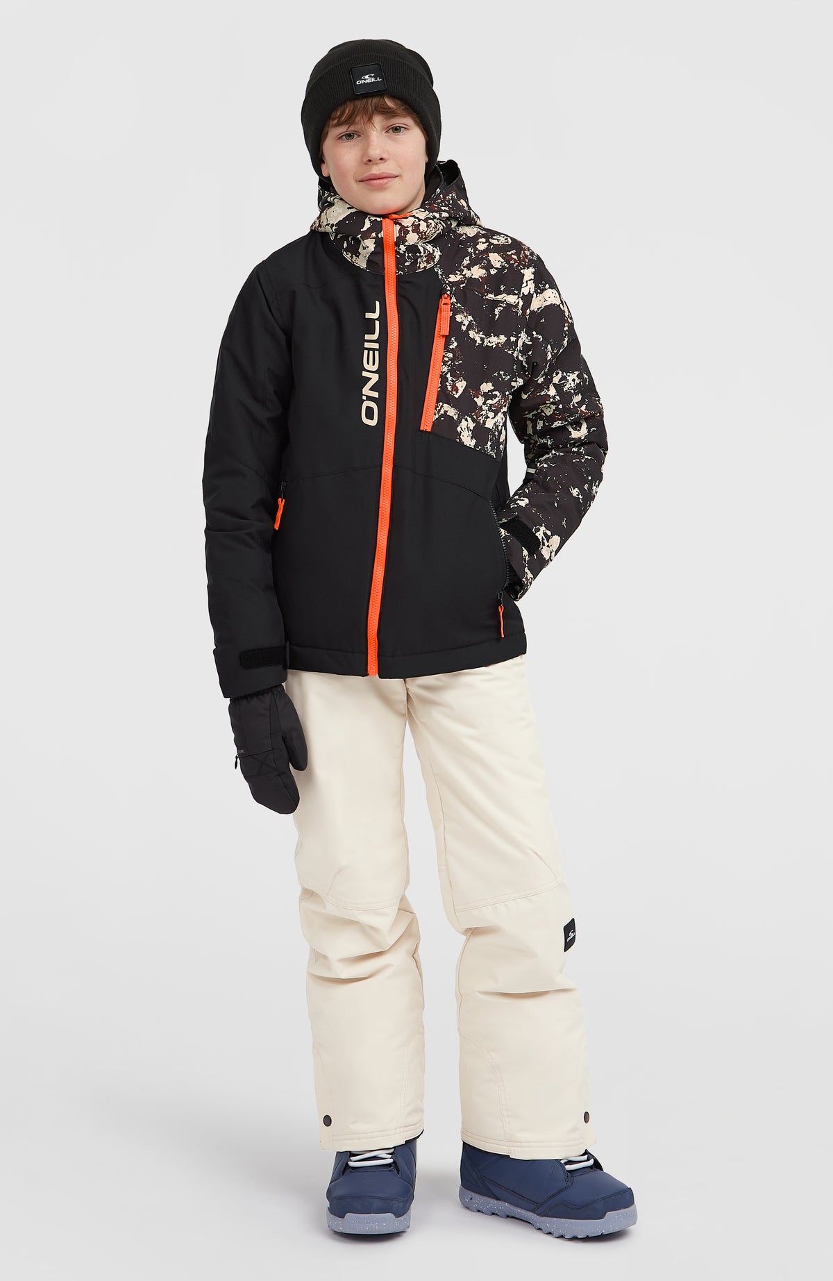 Veste de ski FWC'Cruz Block | Black/Beige Quarry
