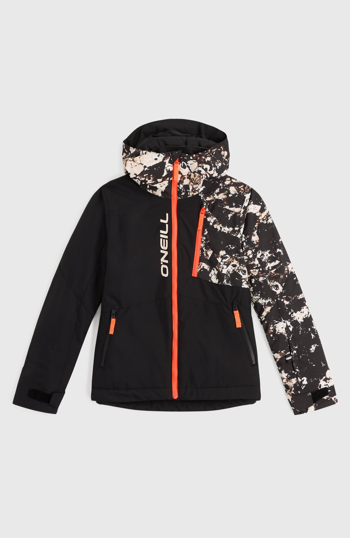 Veste de ski FWC'Cruz Block | Black/Beige Quarry