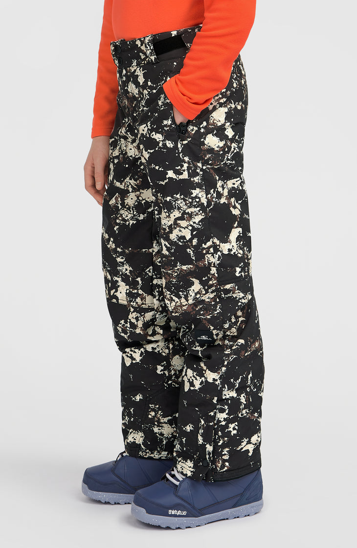 Pantalon de ski FWC'Cruz | Black/Beige Quarry