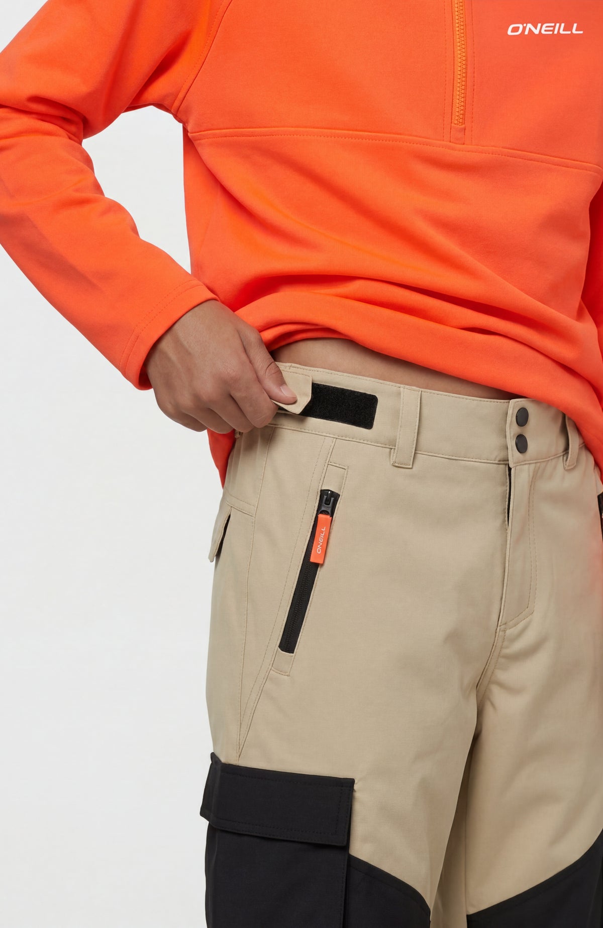 Pantalon de ski FWC'Cruz Cargo | Olive Blush Colour Block