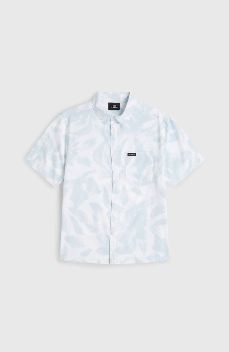 Chemise Print | White Spray Flower