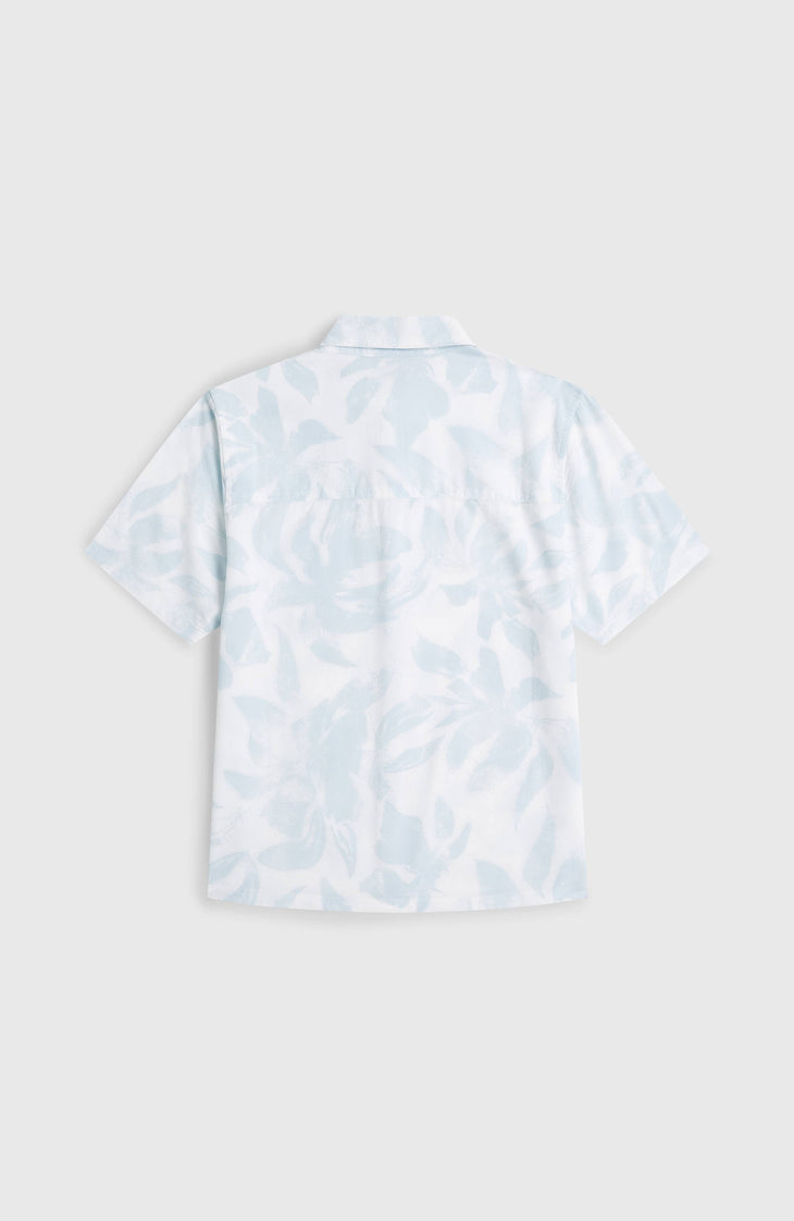 Chemise Print | White Spray Flower