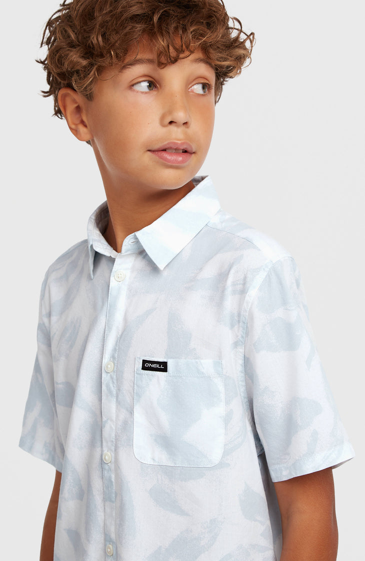 Chemise Print | White Spray Flower
