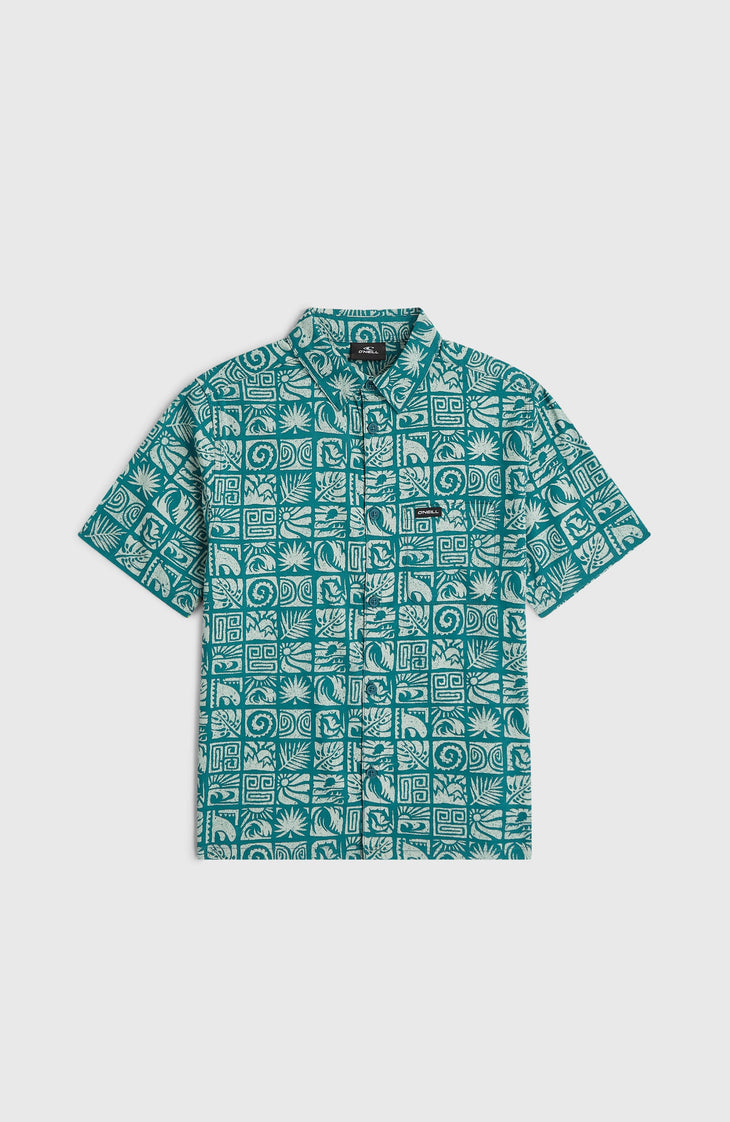 Chemise Print | Blue Bricks