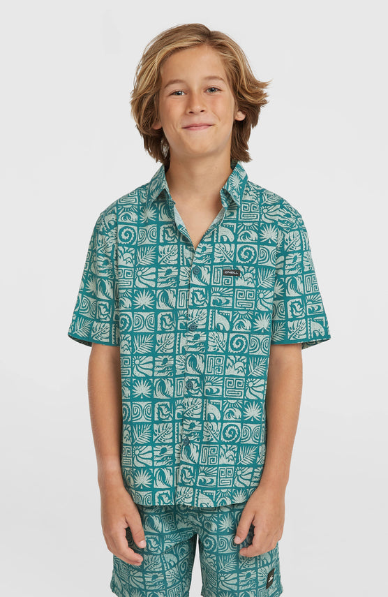 Chemise Print | Blue Bricks