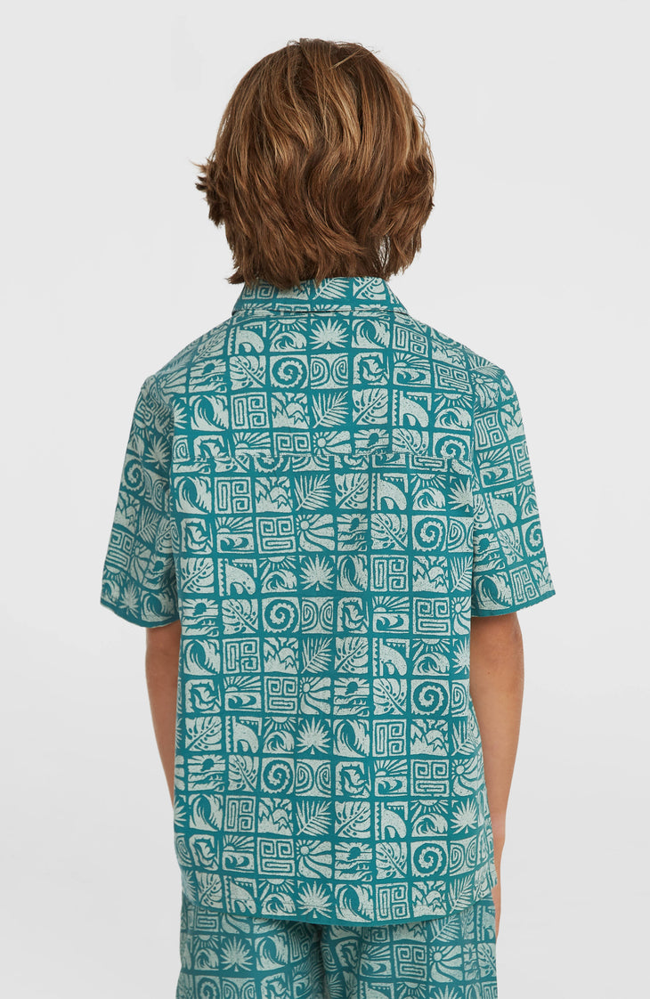 Chemise Print | Blue Bricks