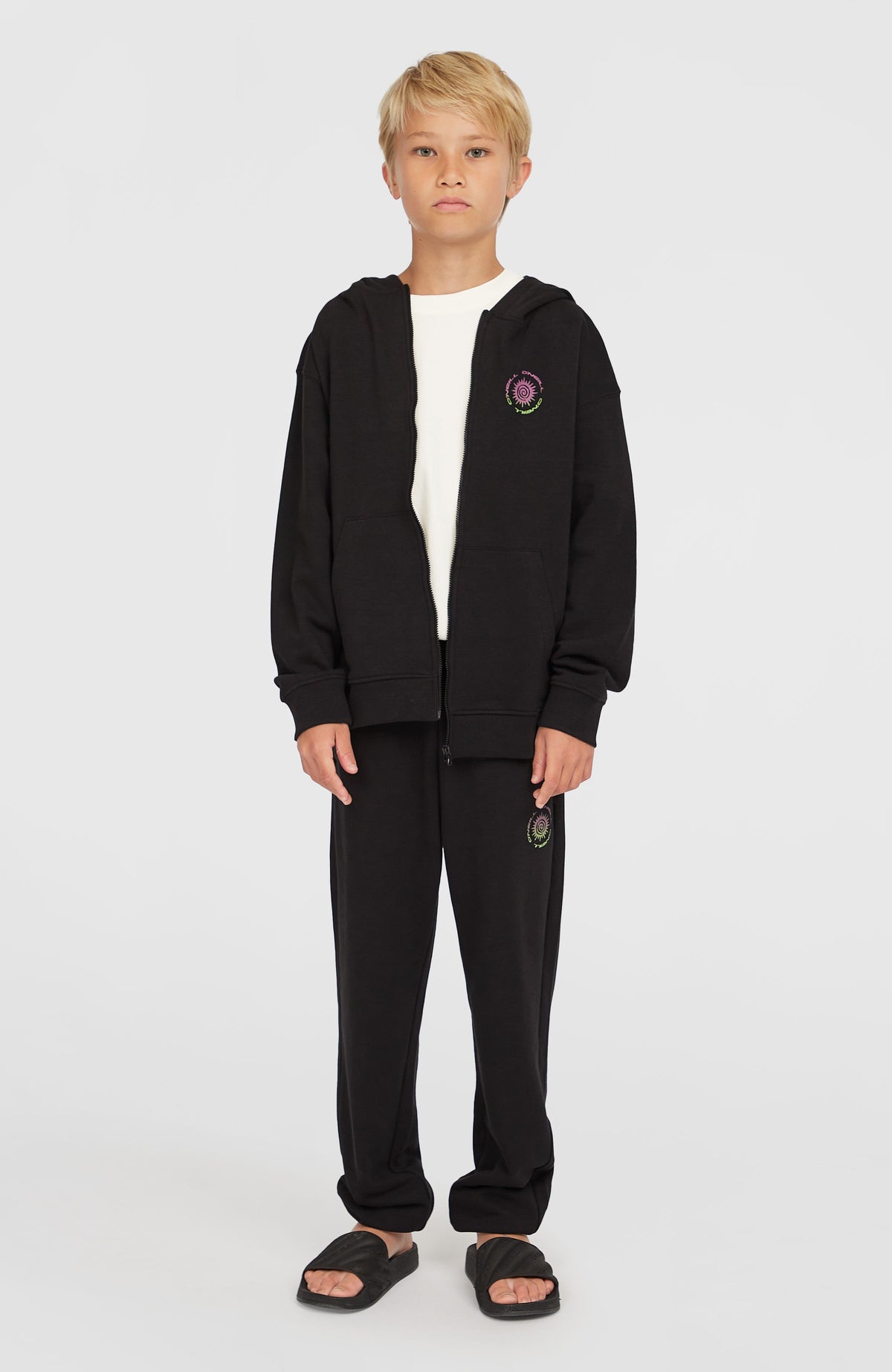 Sweat à capuche et zip intégral Graphic | Black Out