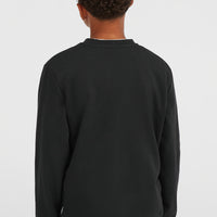 Sweatshirt à col rond Essentials | Black Out