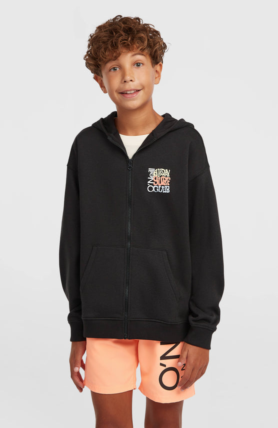 Sweat à capuche et zip intégral Graphic | Black Out