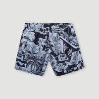 Short de bain Cali Hybrid 13 | Black Oyster