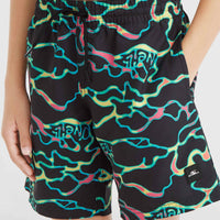 Short de bain Jack O'Neill Cali Crazy 14 | Black Ocean View