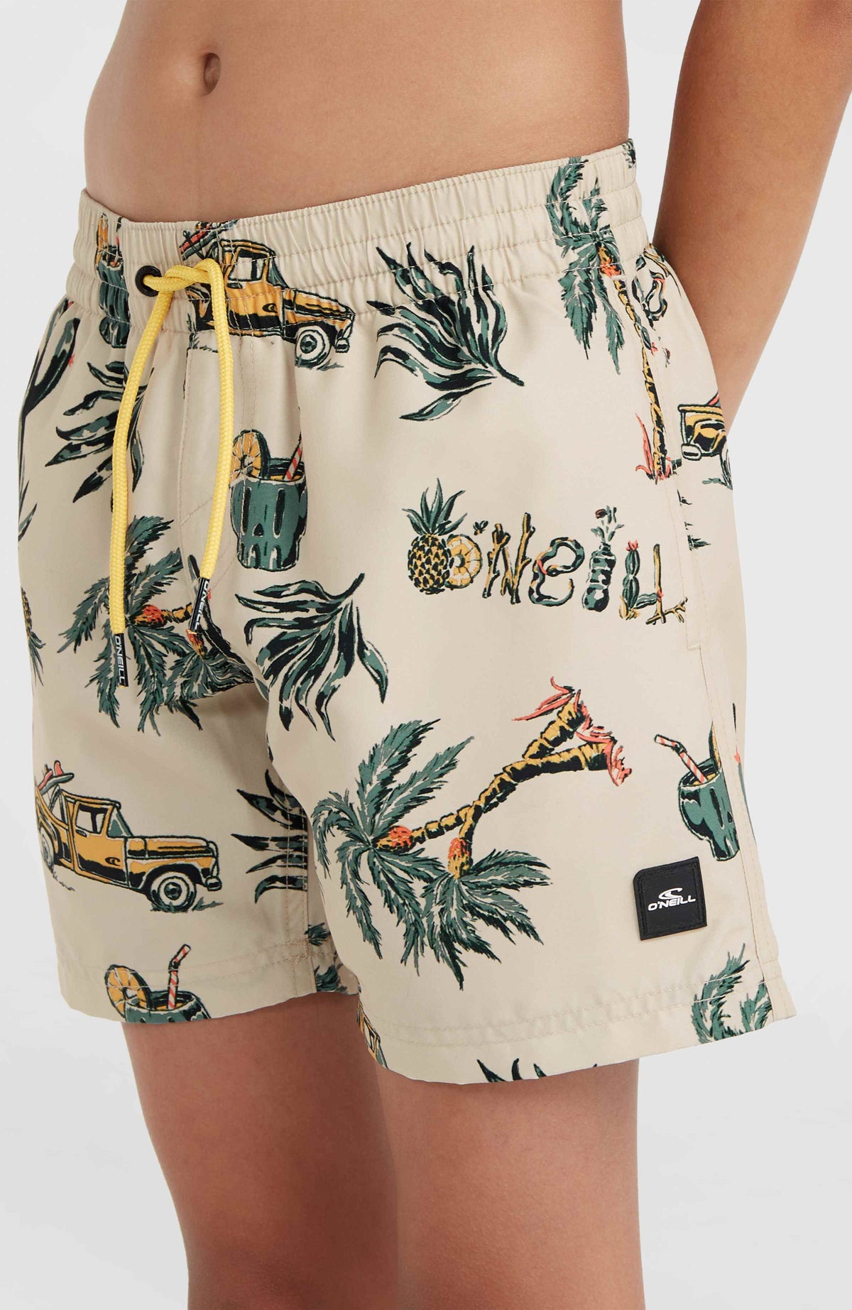 Short de bain Mix and Match Cali Print 13'' | Beige Venice Beach