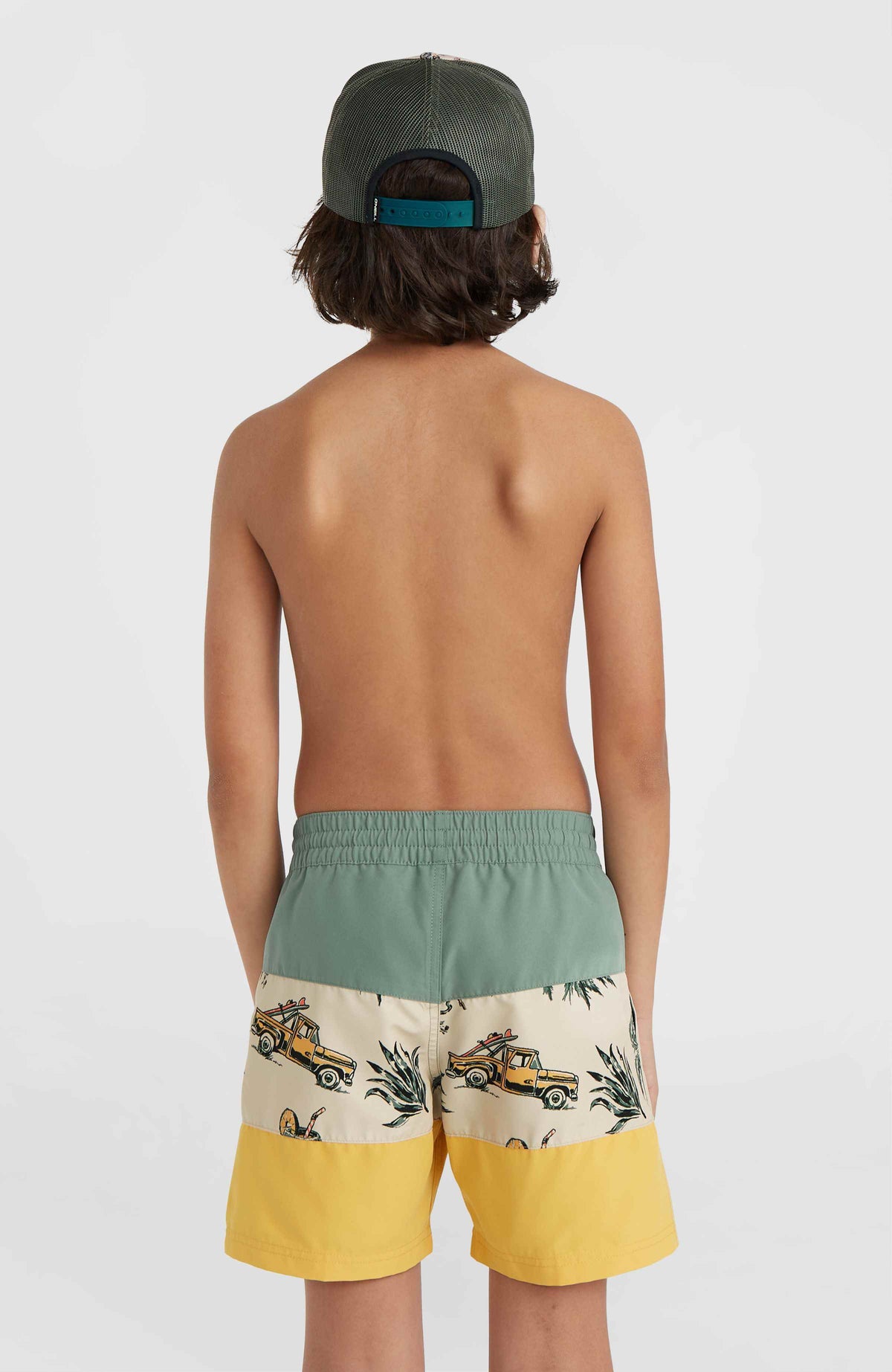 Short de bain Mix and Match Cali Block 13'' | Beige Venice Beach