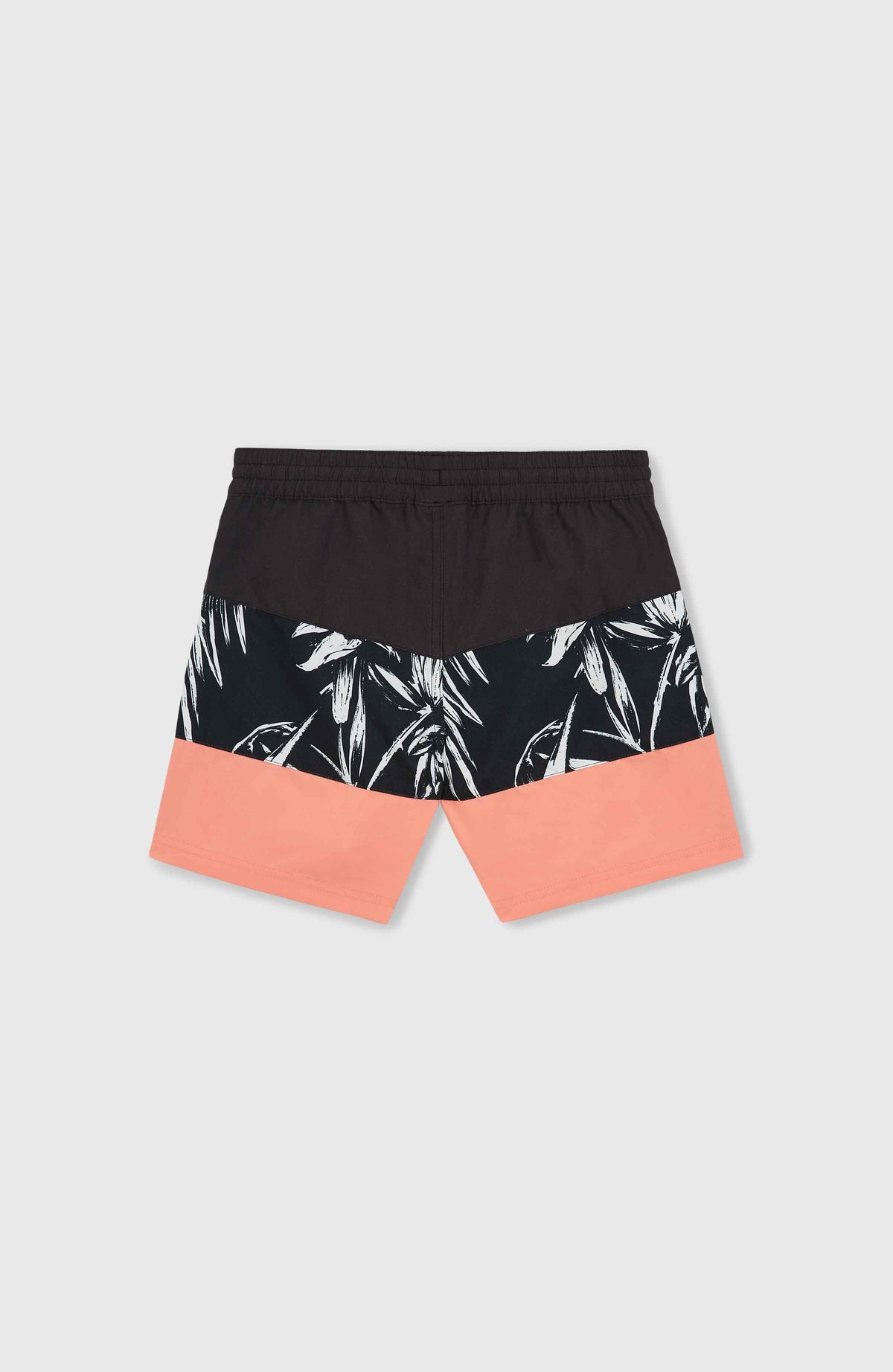 Short de bain Mix and Match Cali Block 13'' | Black/White Tonal Tropicana