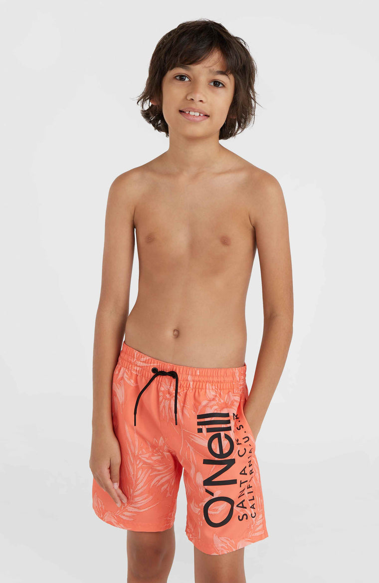 Short de bain Mix and Match Cali Floral 14'' | Living Coral Tonal Tropicana