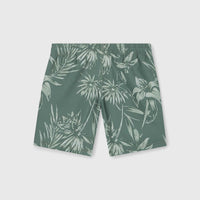 Short de bain Mix and Match Cali Floral 14'' | Green Tonal Tropicana