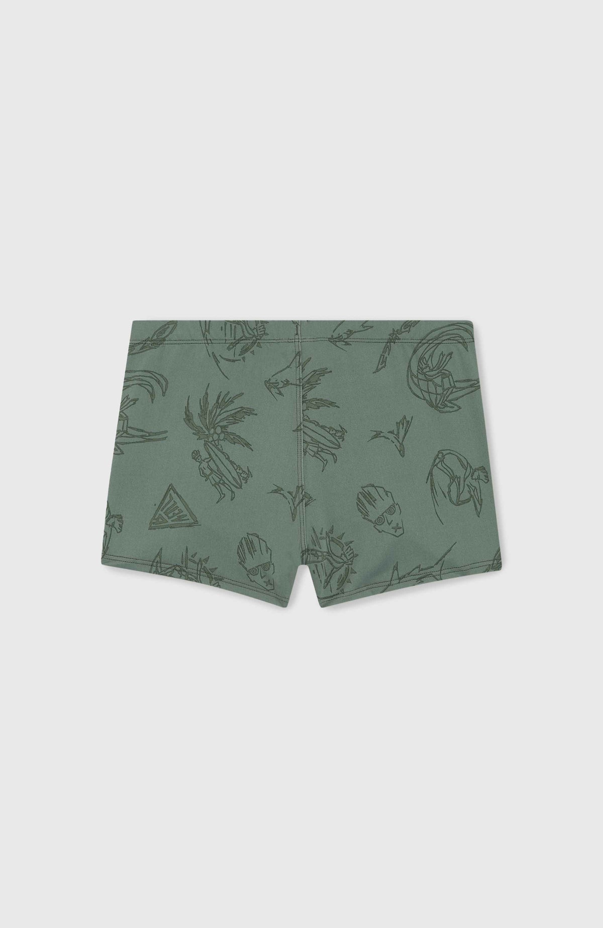 Maillot de boxer Mix and Match Crazy 8 | Green Vintage Surfer