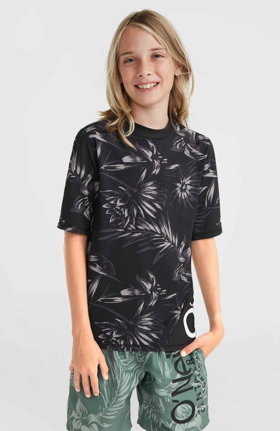 Lycra à manches courtes Mix and Match Crazy | Black Tonal Tropican