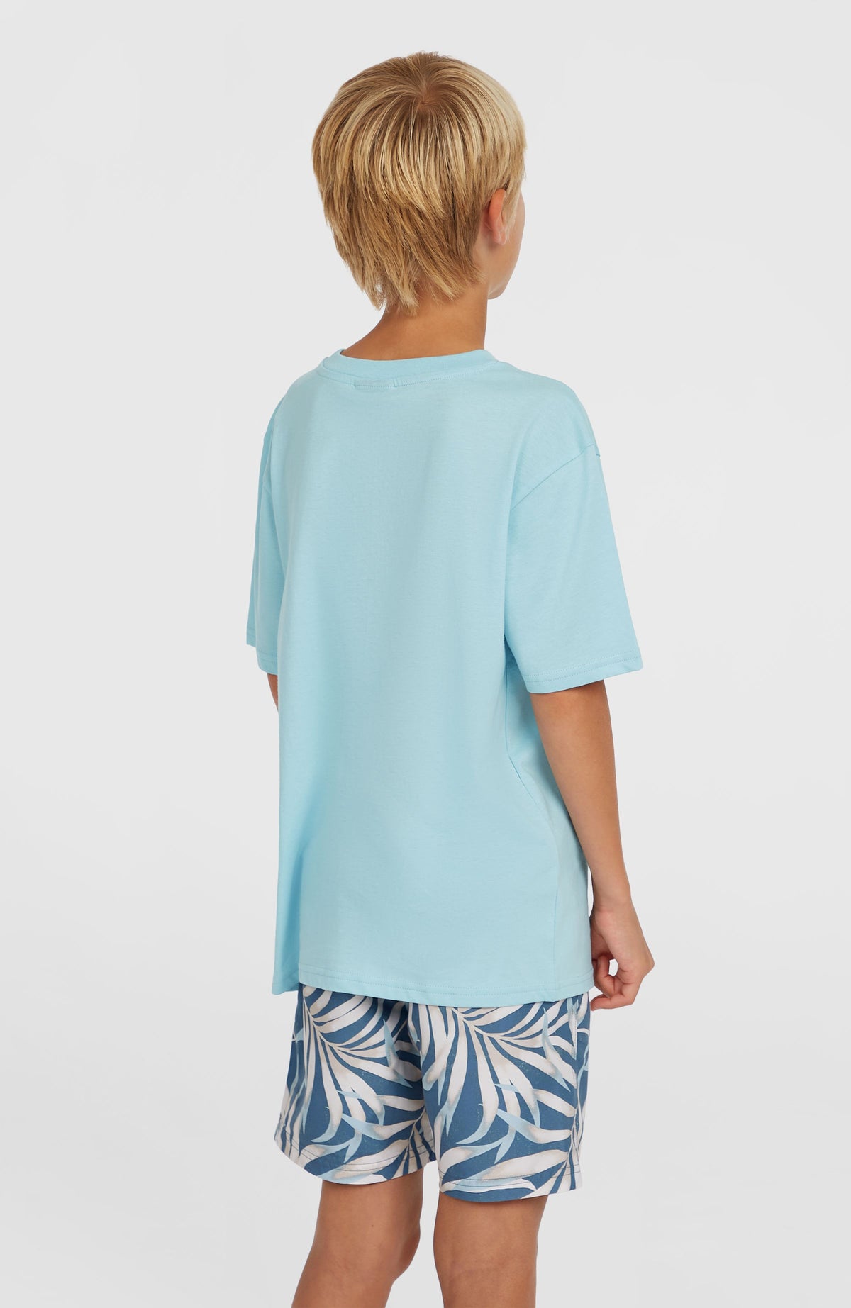 Short de bain Cali 14'' | Blue Dipped Leaves