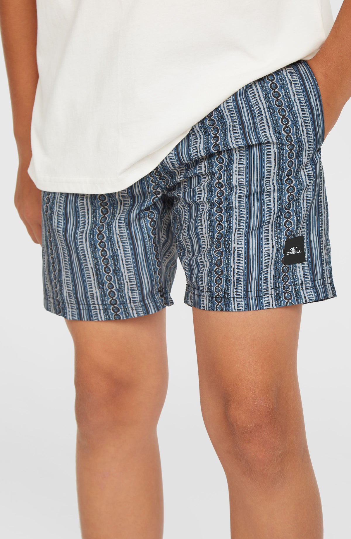 Short de bain Cali 14'' | Blue Pressed Lines
