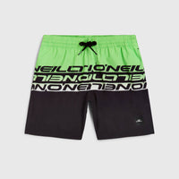 Short de bain Cali Stripe 14 | Green Upside Down