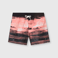 Short de bain Cali Gradient 14'' | Coral Melted Texture