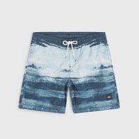 Short de bain Cali Gradient 14'' | Blue Melted Stripe Boys